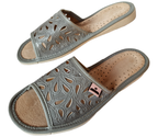 Podhalove Women's Slippers, Highlander Leather Flip-Flops, Ciapy Laczki
