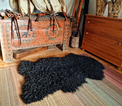 Schaffell Premium Schaffell Teppich Natur Rund Groß XXL